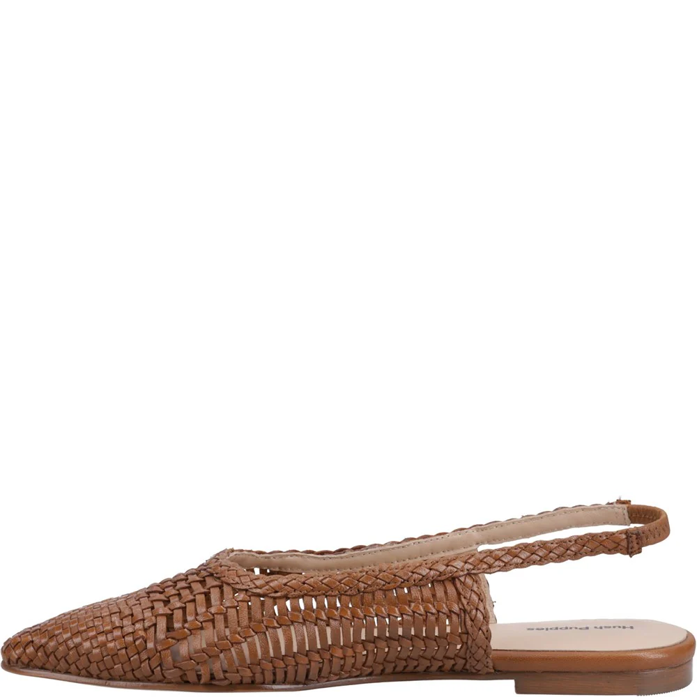Hush Puppies Dalia Woven Slingback Ballerinas - Image 4