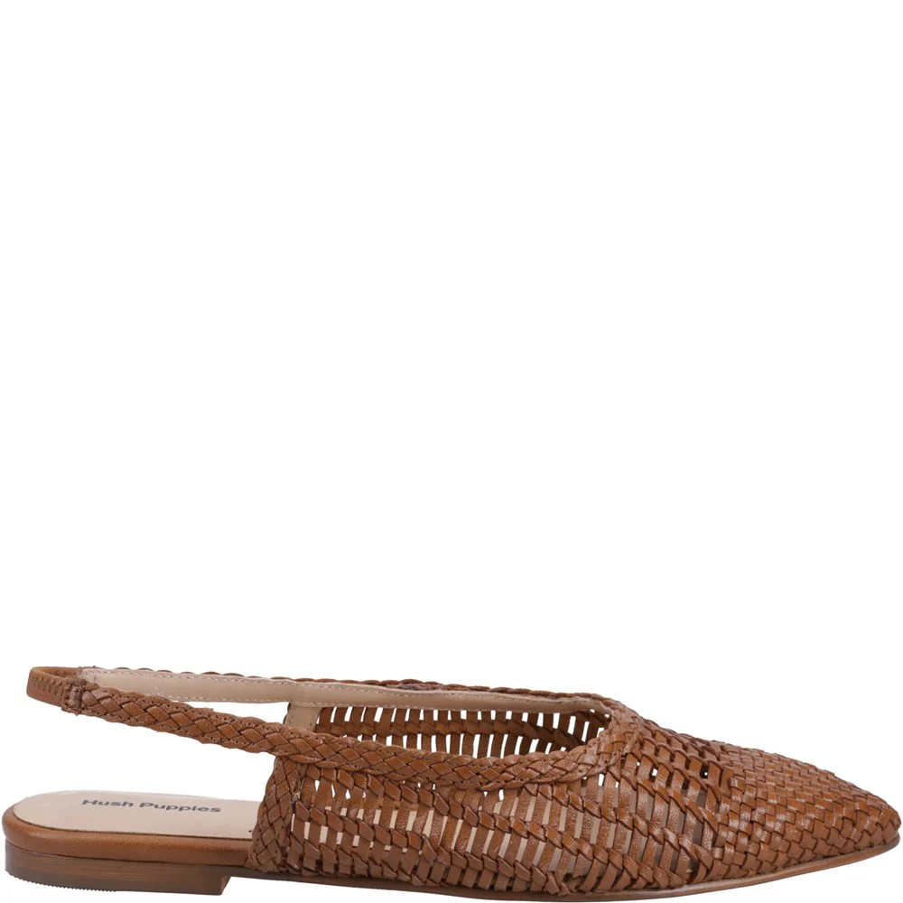 Hush Puppies Dalia Woven Slingback Ballerinas - Image 5