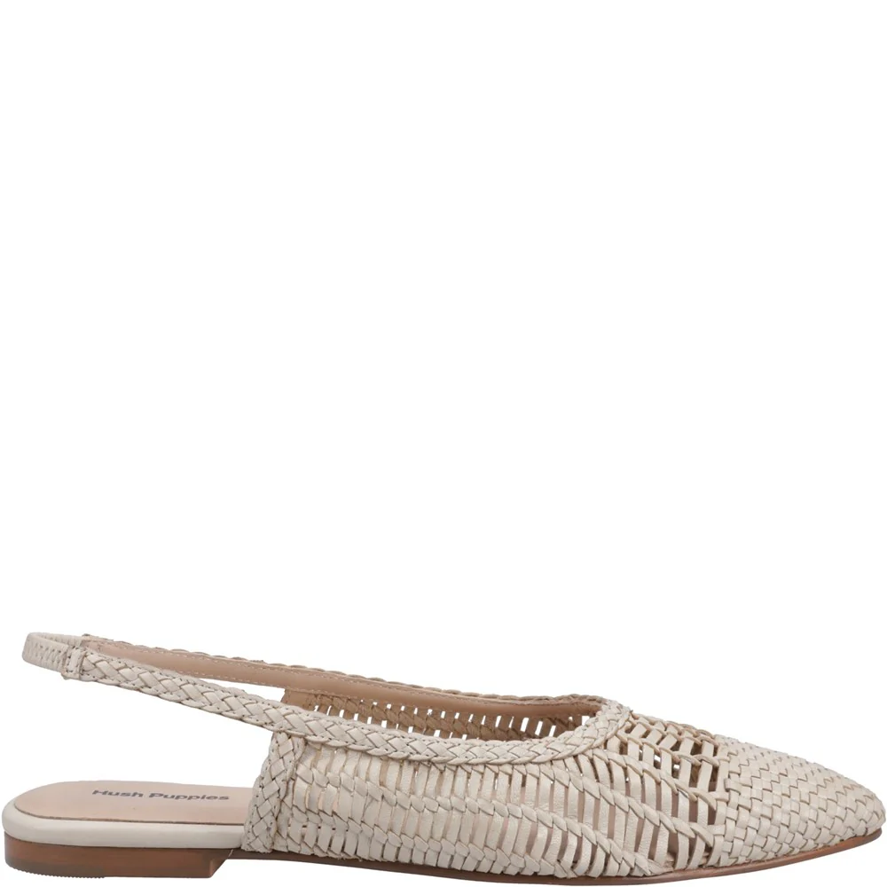 Hush Puppies Dalia Woven Slingback Ballerinas - Image 5