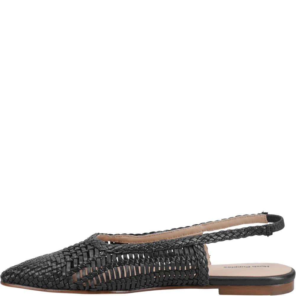 Hush Puppies Dalia Woven Slingback Ballerinas - Image 4