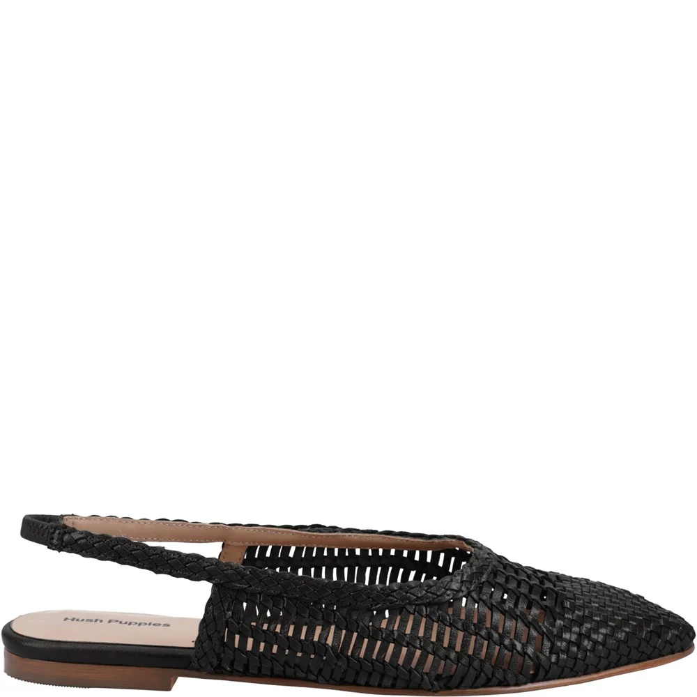 Hush Puppies Dalia Woven Slingback Ballerinas - Image 5