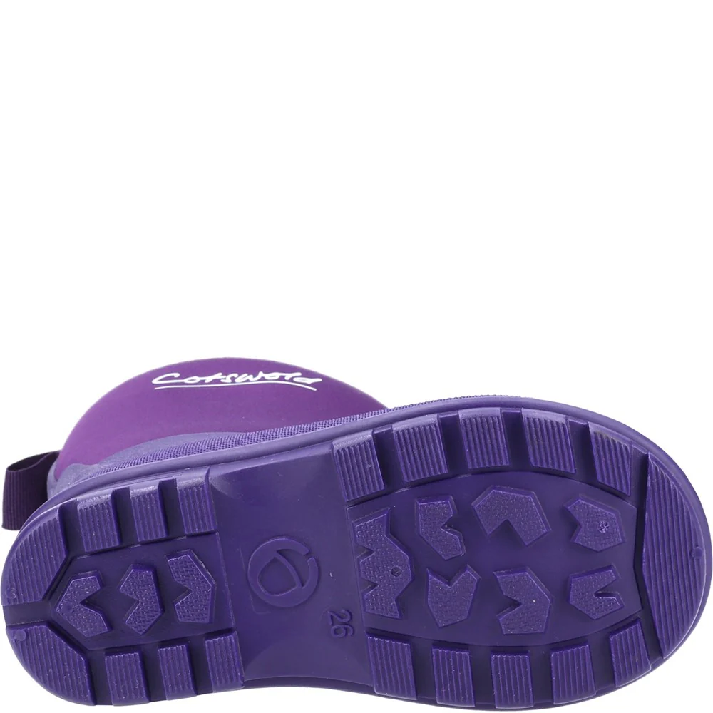 Cotswold Hilly Neoprene Childrens Wellington Boot - Image 3
