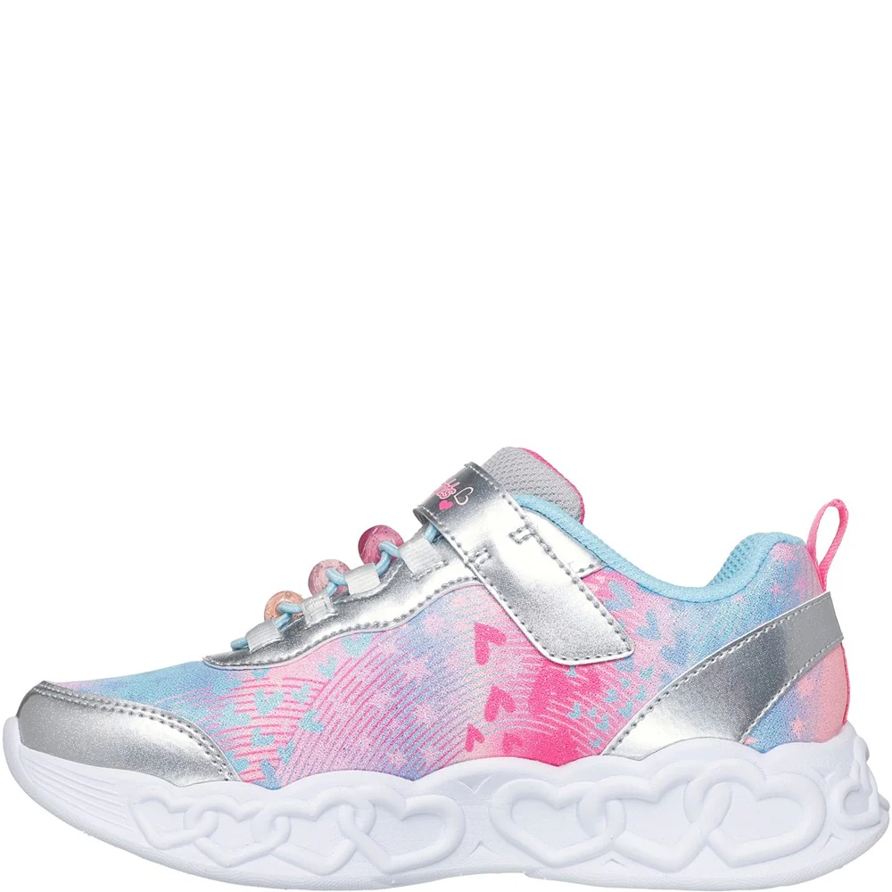 Skechers Infinite Heart Lights Heart Jewels Trainer - Image 4